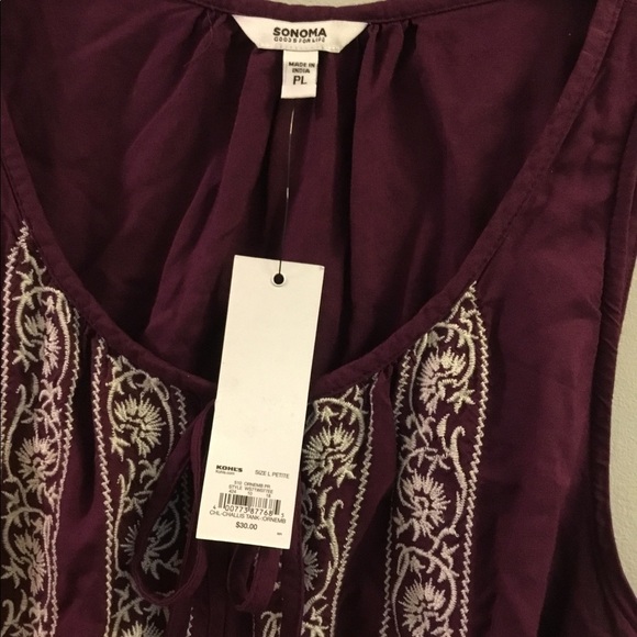 SONOMA Goods for Life Challis Tank Petite large - Picture 12 of 15